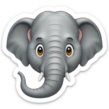 Tina the elephant sticker
