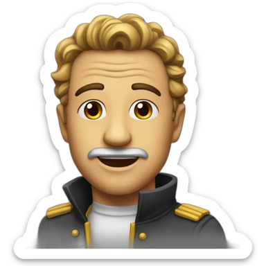 comedic genius sticker