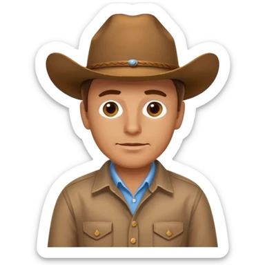 Dr. Alan Grant from the Jurassic Park movie sticker