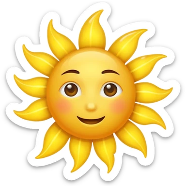 A SHINING AND RADIANT SUN WITHOUT FACE AND WITHOUT CITY OR WAVES sticker