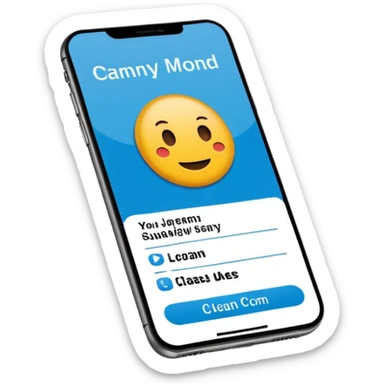 digital busniess card on a phone screen in english written just a phone screen no hands and a very professional without any empji sticker