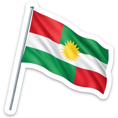 Kurdistan flag emoji sticker