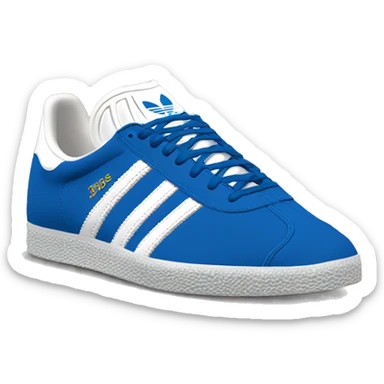 Adidas gazelle blue sticker