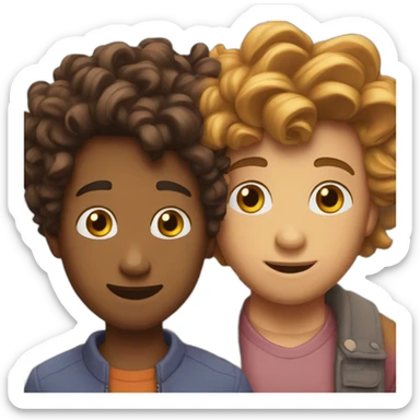 Nick et noah culpa mia sticker