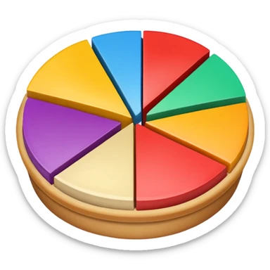 pie chart sticker