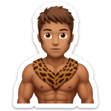 prehistoric human sticker