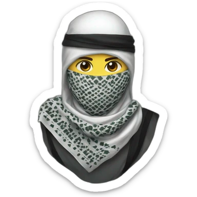 Keffiyeh design sticker