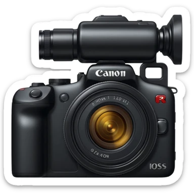 Create a canon r camera sticker