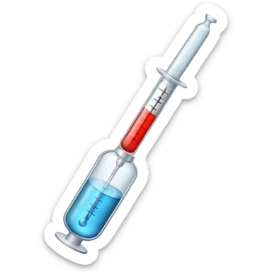 Aesthetics syringe sticker