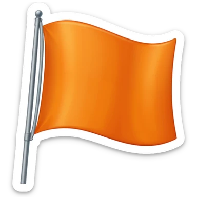 Make emoji use orange flag and 🪯 this emoji sticker