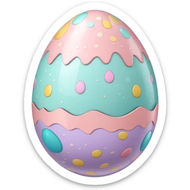 easter egg butt sticker