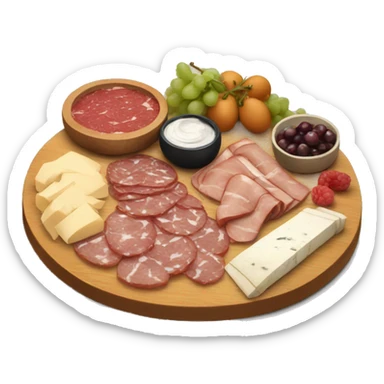 charcuterie board sticker