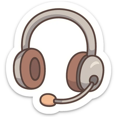 headset sticker