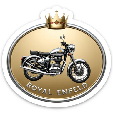 Royal Enfield logo sticker