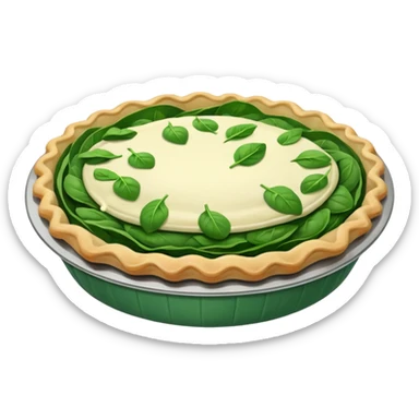spinach pie sticker