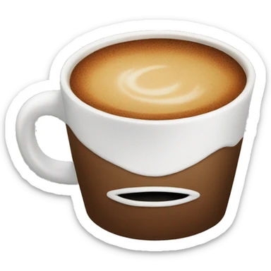 Coffee sticker