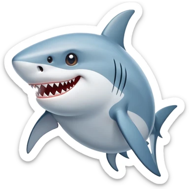 cá mập đáng yêu sticker