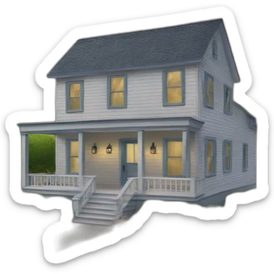 American house sticker