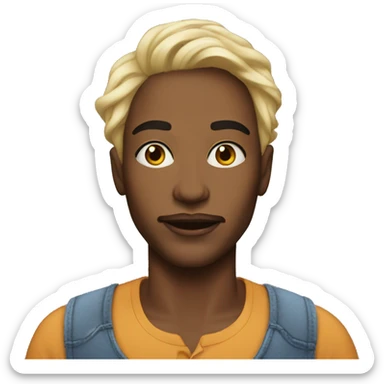 Realist black drag sticker