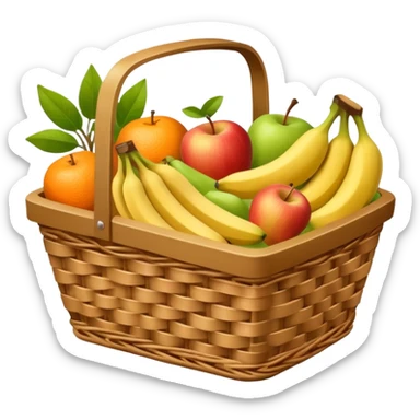 grocery basket sticker