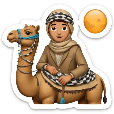Desert Nomad Traveler sticker