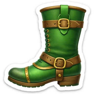 leprechaun boot sticker