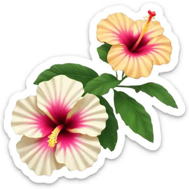 Hibiscus sticker