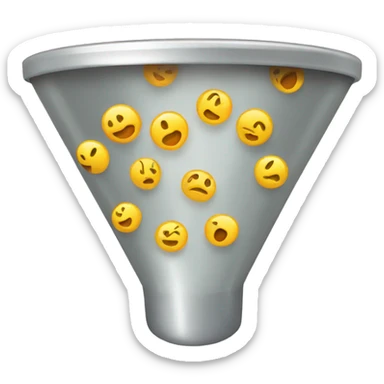 marketing funnel sticker