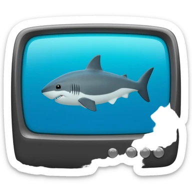 Shark tv sticker