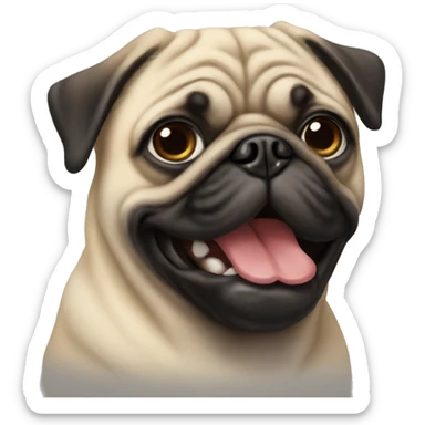 Pug sticker