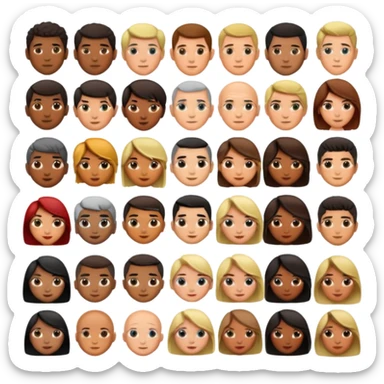 collection of avatars with famous tv shows and movies most icone characters sticker