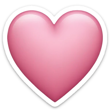 Pink heart sticker