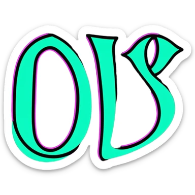 Neon glowing effect with the name حسیب in stylish modern Arabic typography sticker