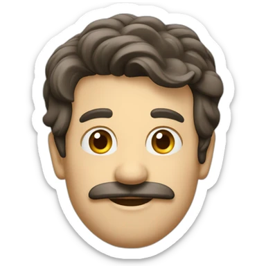 Monsieur qui rigole  sticker