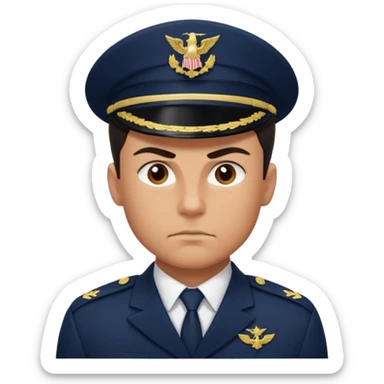 powerful pumped-up fighter of the navy sticker