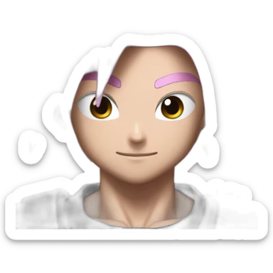 Rose Goku black sticker