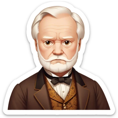 Cinematic Realistic portrait of Victor Hugo, shown as an iconic writer with intense, thoughtful eyes and richly detailed 19th‑century attire, rendered in warm, literary lighting that captures his creative spirit sticker