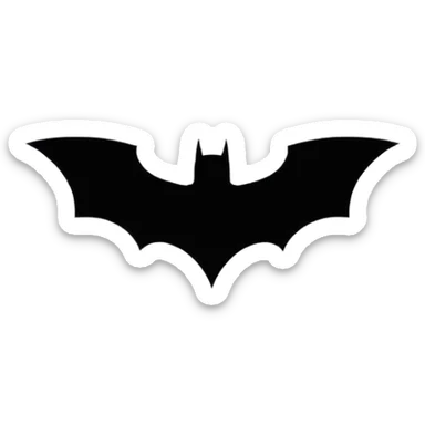 batman logo sticker