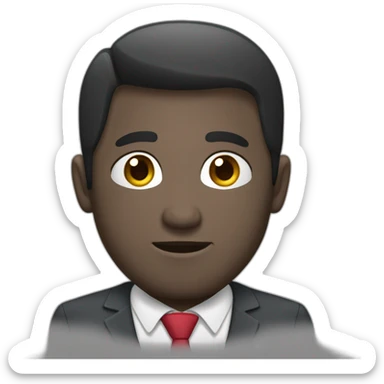 maletin de negocio sticker