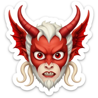 Biblically accurate Angel seraphim make a devil  sticker