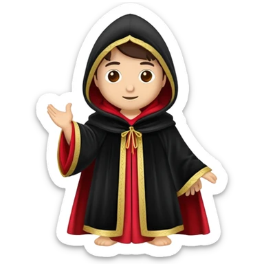 Make a Spanish Capirote with the suits they wear during Holy Week sticker