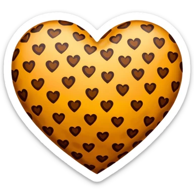 Un cuore leopardato sticker
