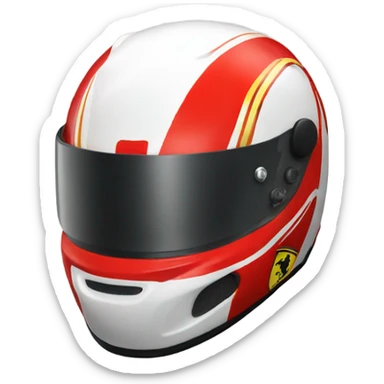 Ferrari F1 helmet  sticker