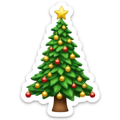 Christmas tree  sticker