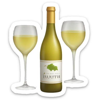 White wine  sticker