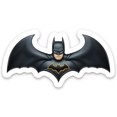batman symbol sticker