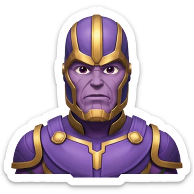 thanos vingadores sticker