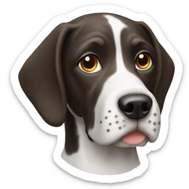 Pointer dog  sticker