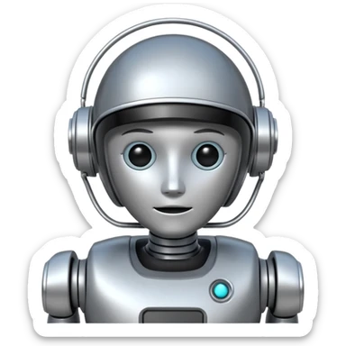 robot copilot sticker