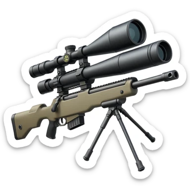 sniper rifle sticker
